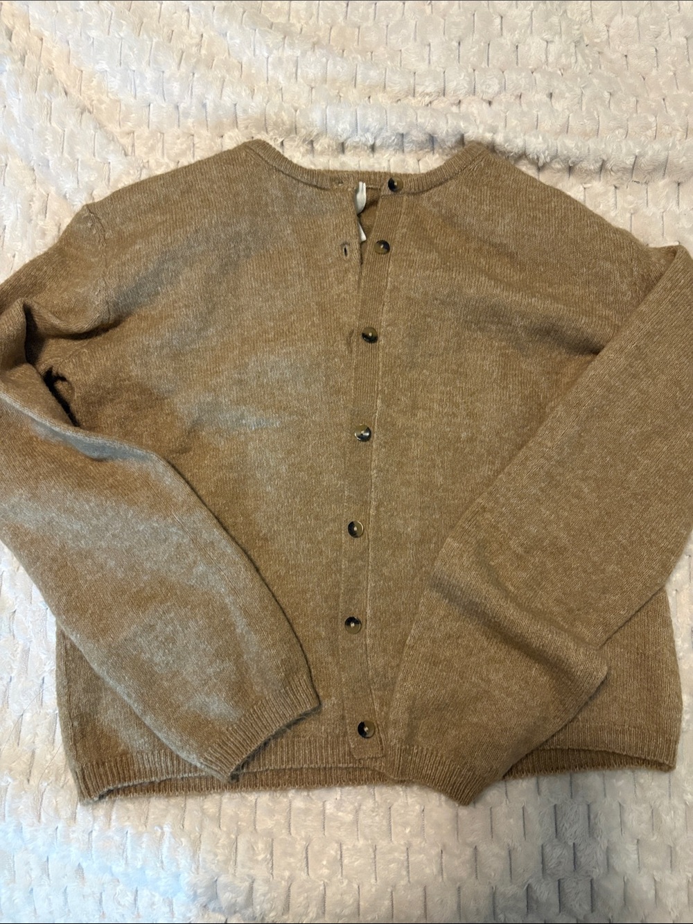 H&M Loose Fit Cardigan - Taupe Brown